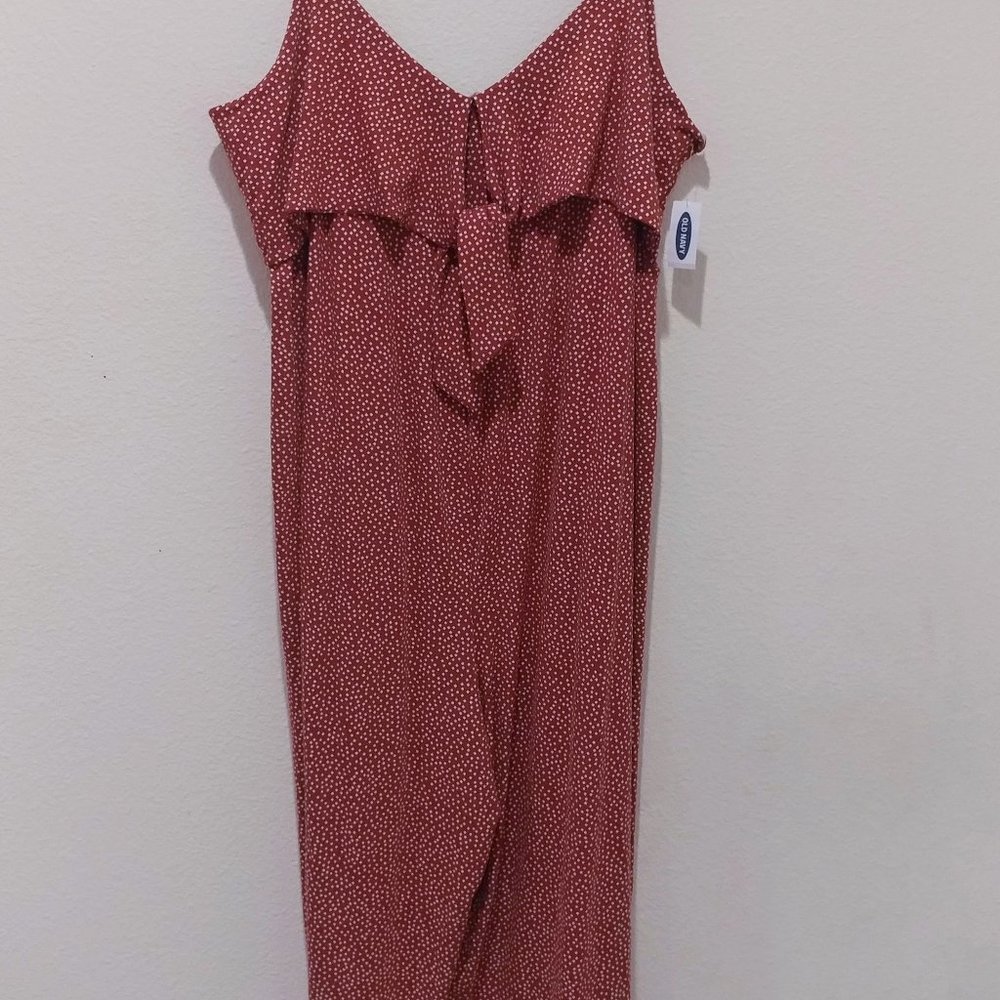 Old Navy Red Jumpsuit